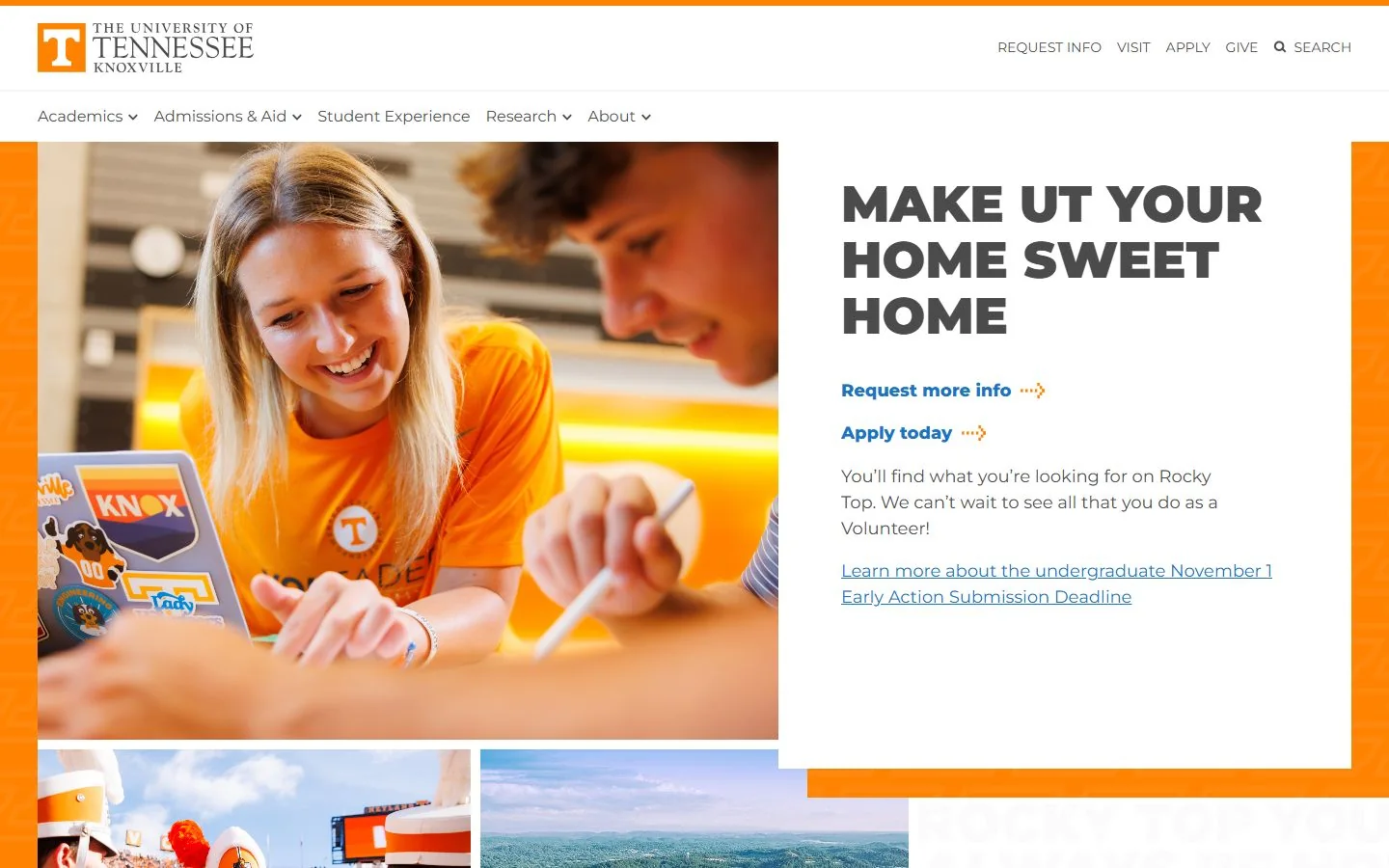 The University of Tennessee-Knoxville · Official website