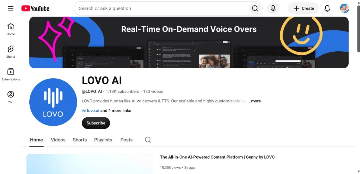 LOVO · Official product channel