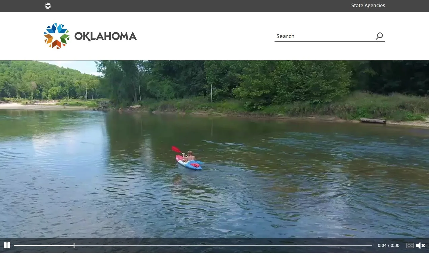 Oklahoma · Website screenshot