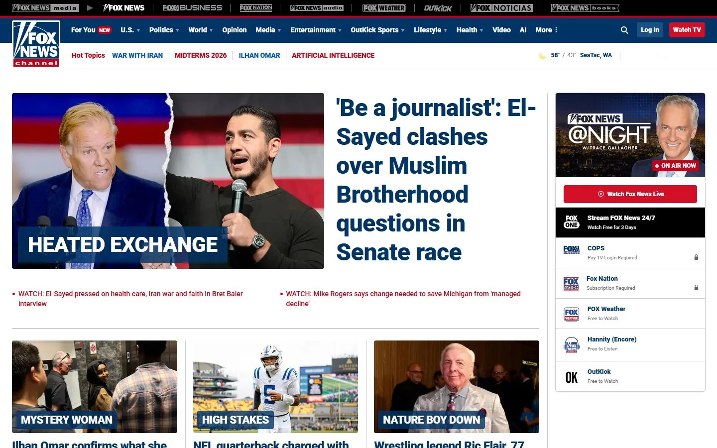 Fox News · Website screenshot