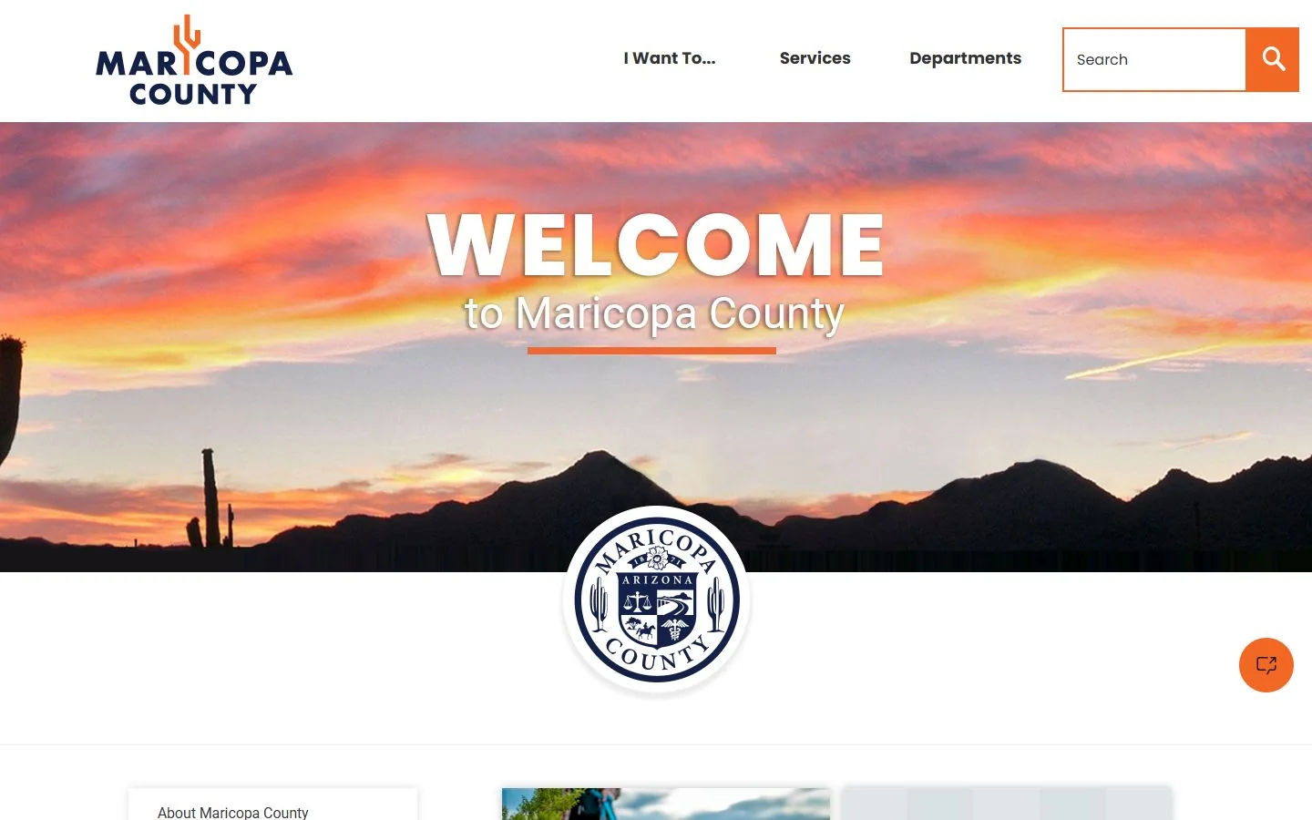 Maricopa County · Website screenshot