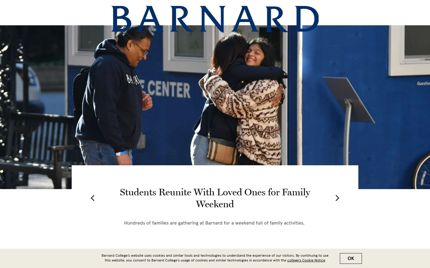 Barnard College · Official website