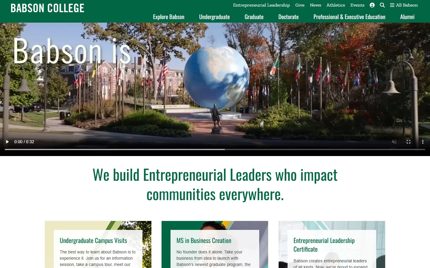 Babson College · Official website