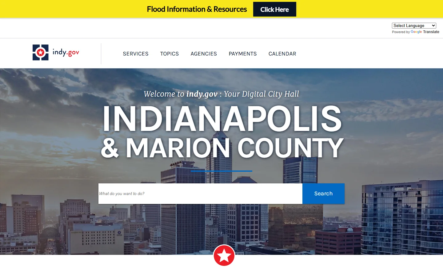 Indianapolis · Website screenshot