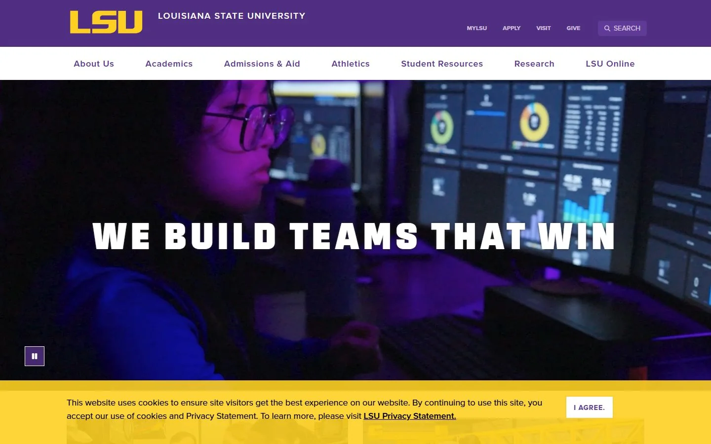 Louisiana State University · Official website