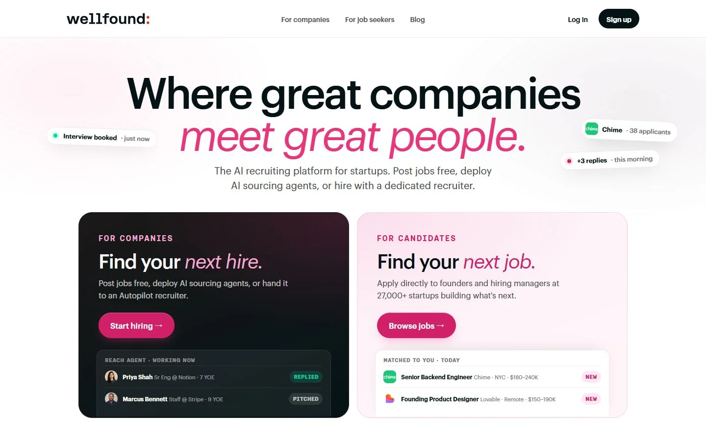 Wellfound — Official website screenshot
