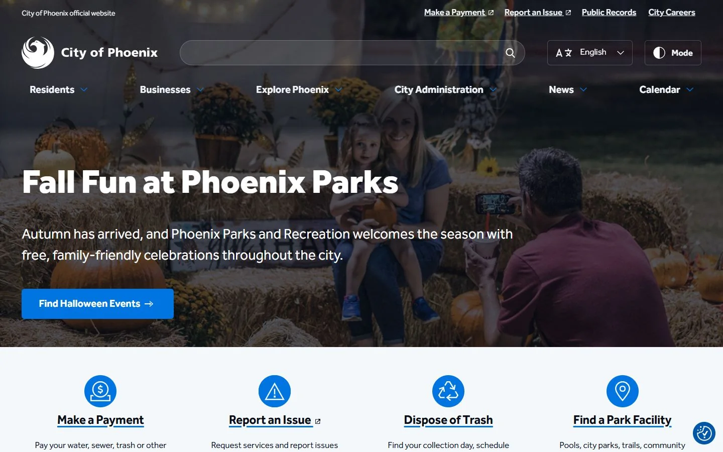 Phoenix · Website screenshot