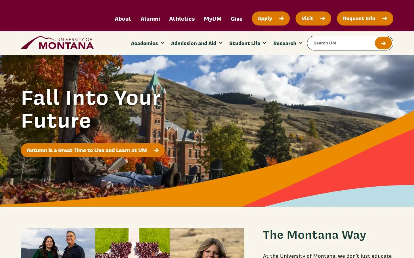 The University of Montana · Official website