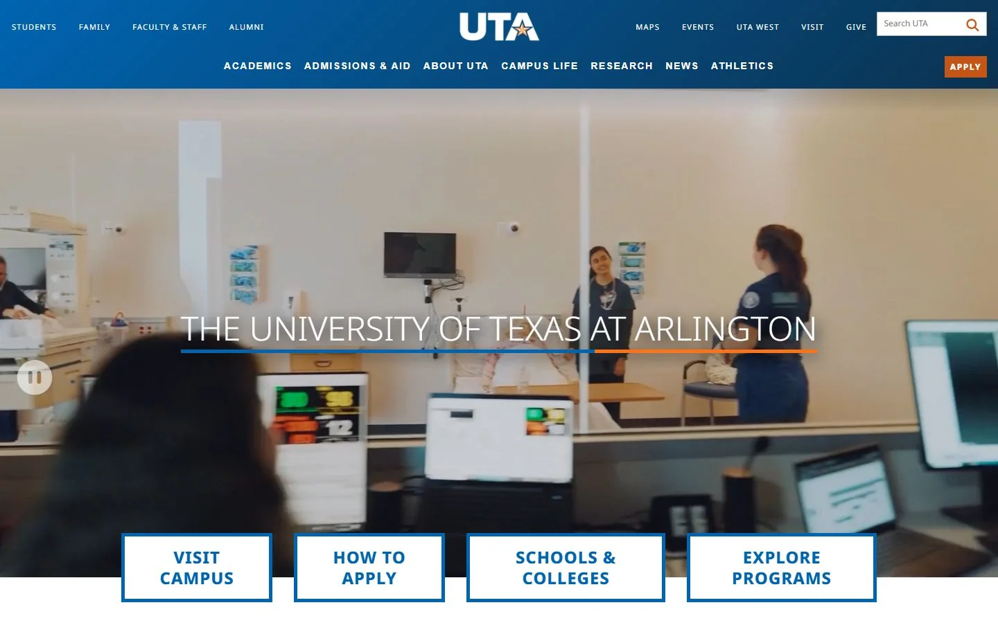 The University of Texas at Arlington · Official website