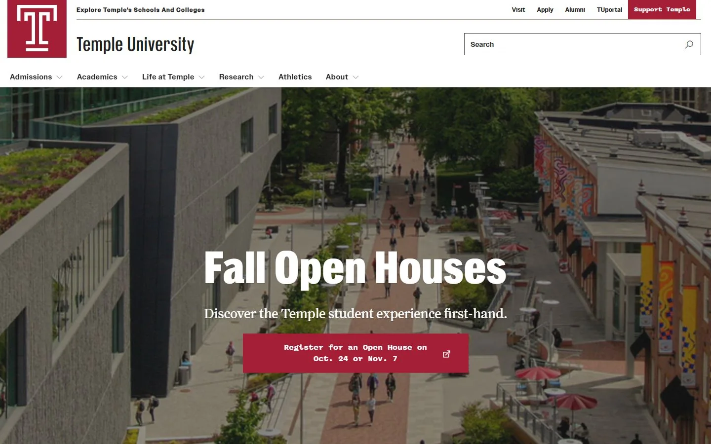 Temple University · Official website