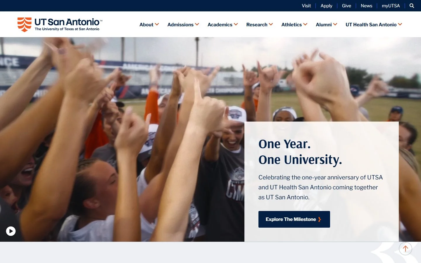 The University of Texas at San Antonio · Official website
