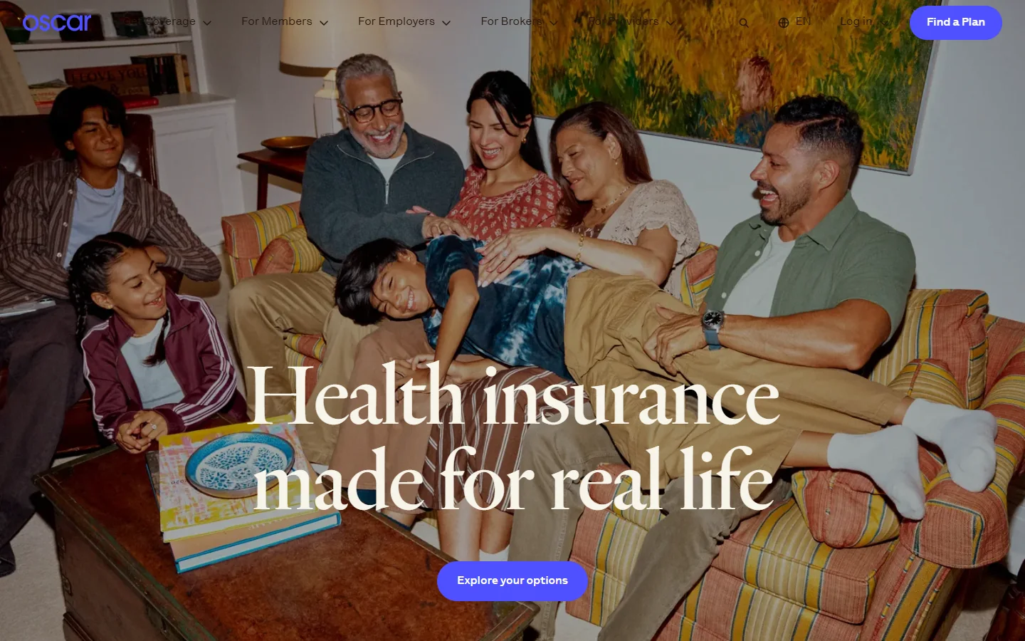 Oscar Health · Website screenshot