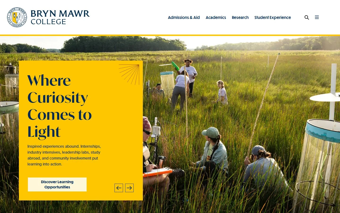 Bryn Mawr College · Official website