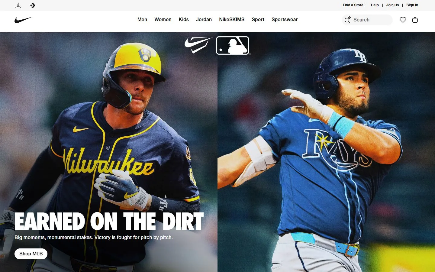 Nike · Website screenshot