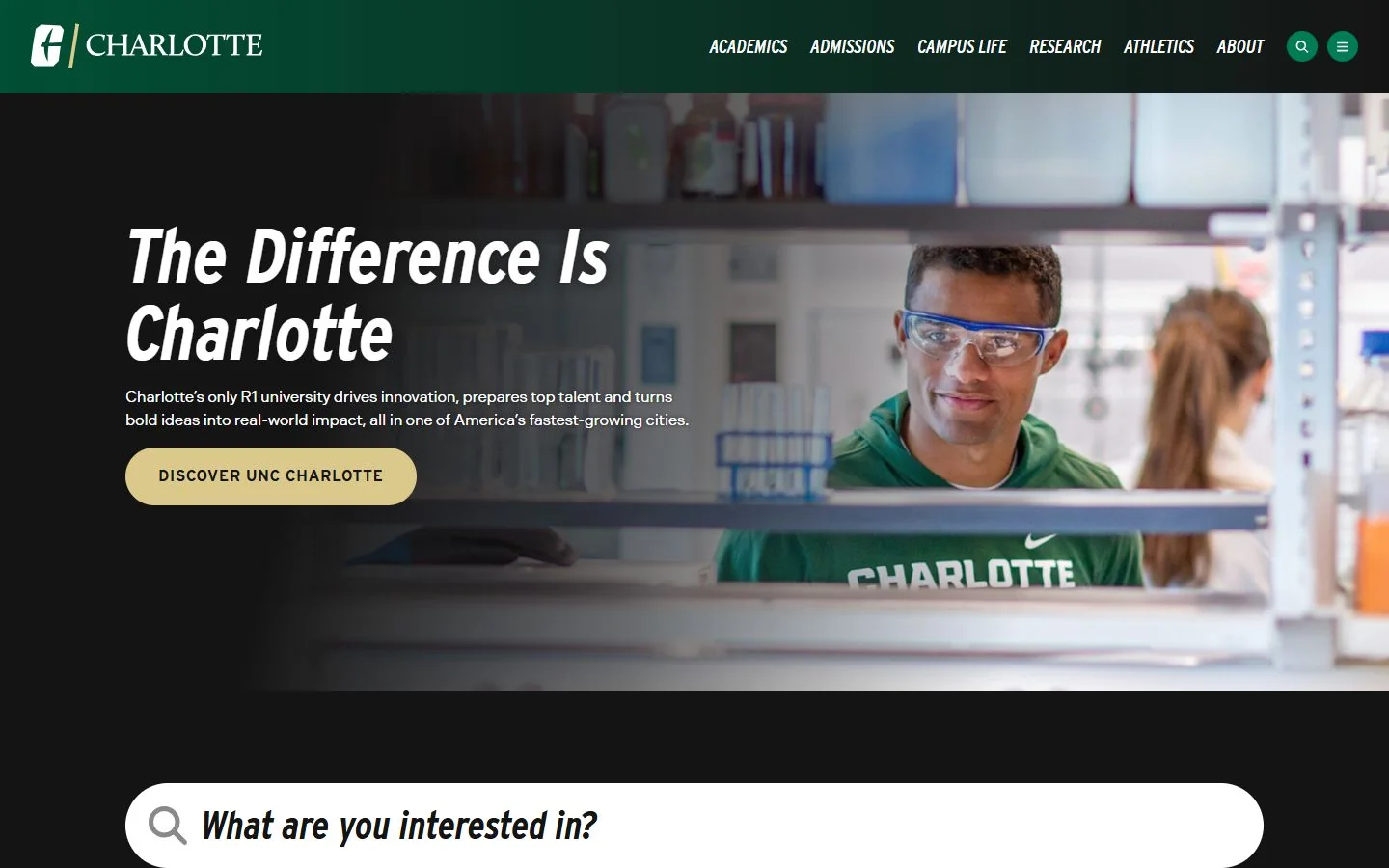 University of North Carolina at Charlotte · Official website