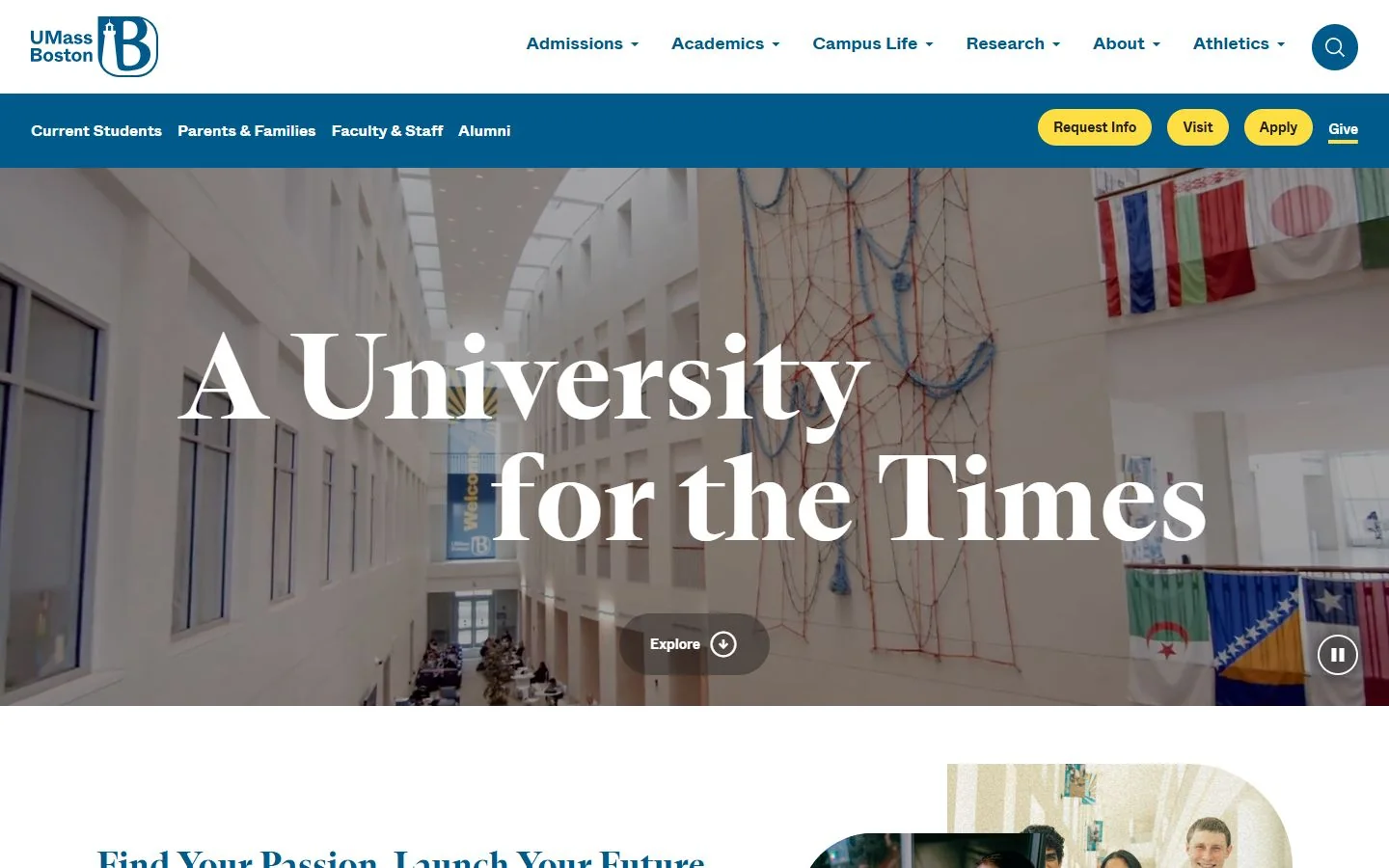 University of Massachusetts-Boston · Official website