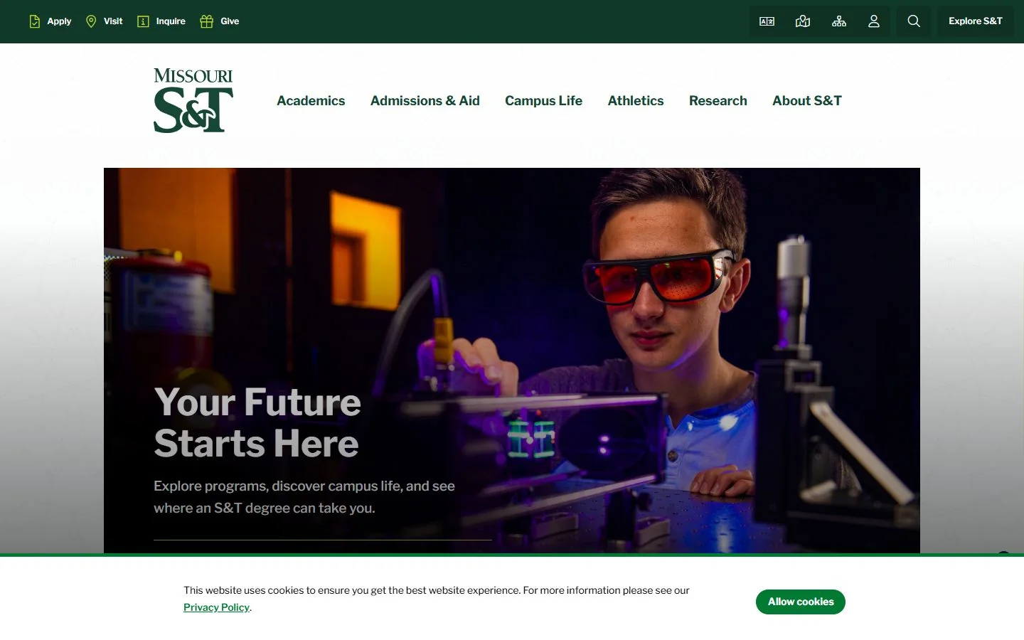Missouri University of Science and Technology · Official website
