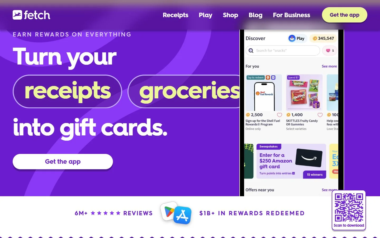 Fetch · Website screenshot