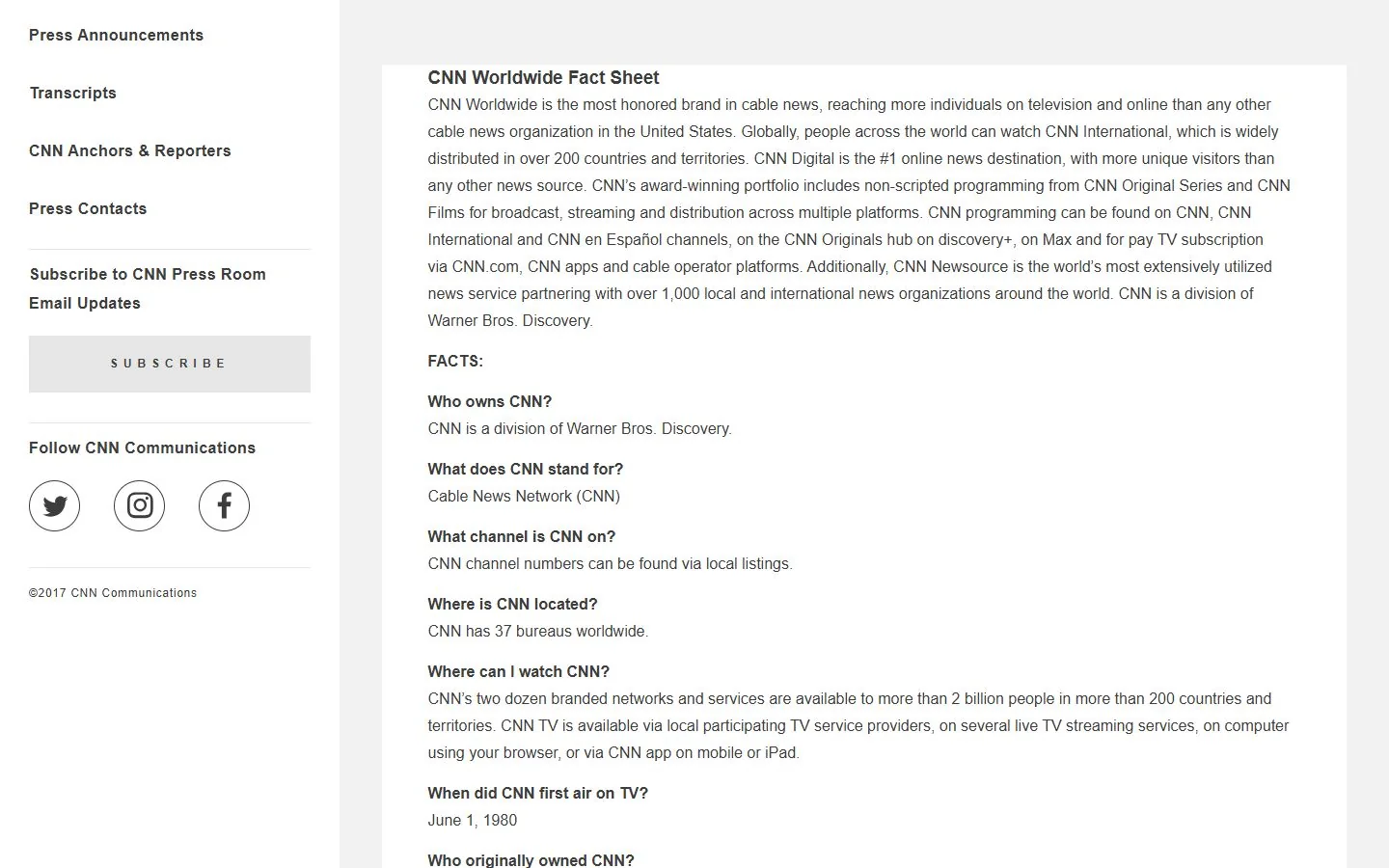 CNN · Website screenshot