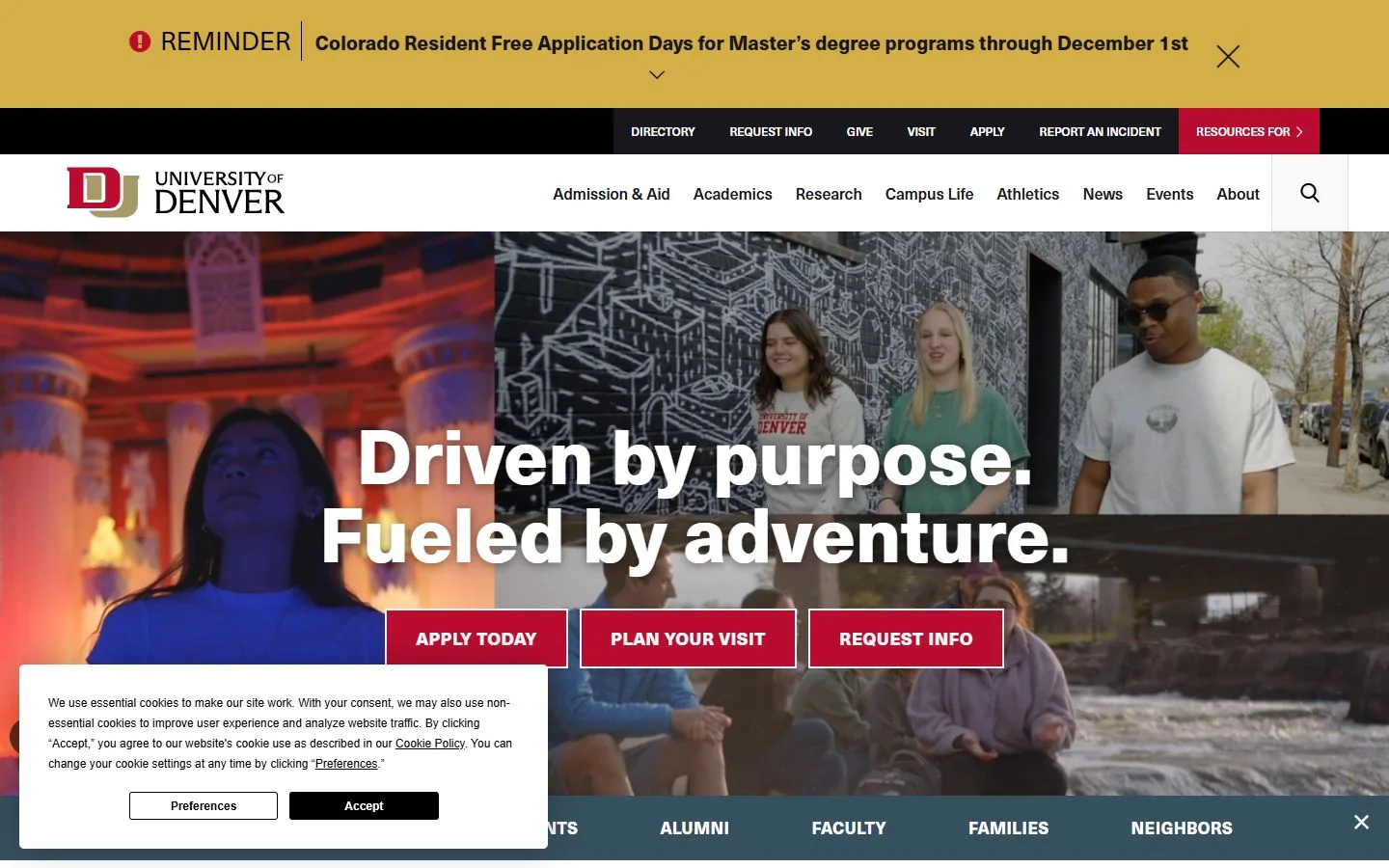 University of Denver · Official website