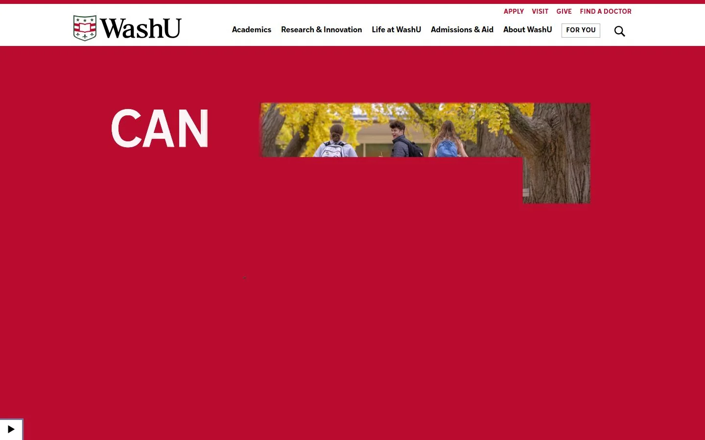 Washington University in St Louis · Official website