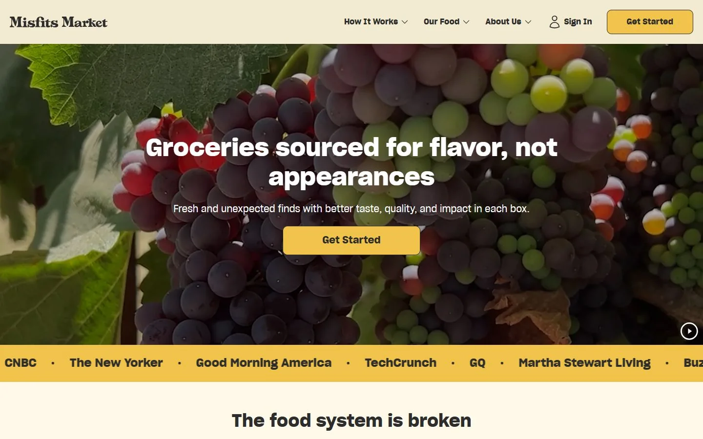 Misfits Market · Website screenshot