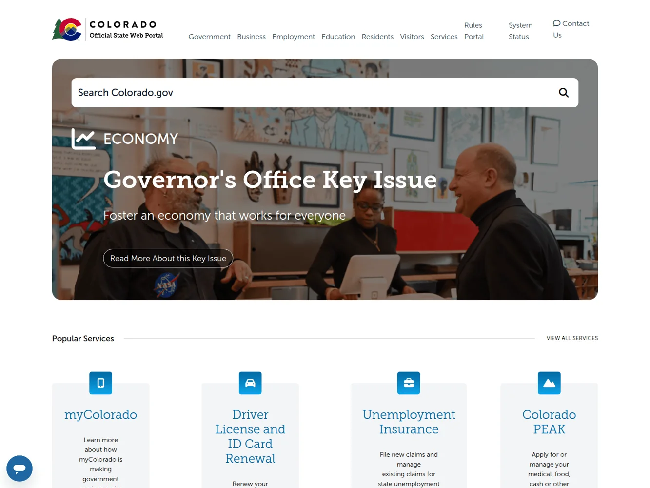 Colorado · Website screenshot