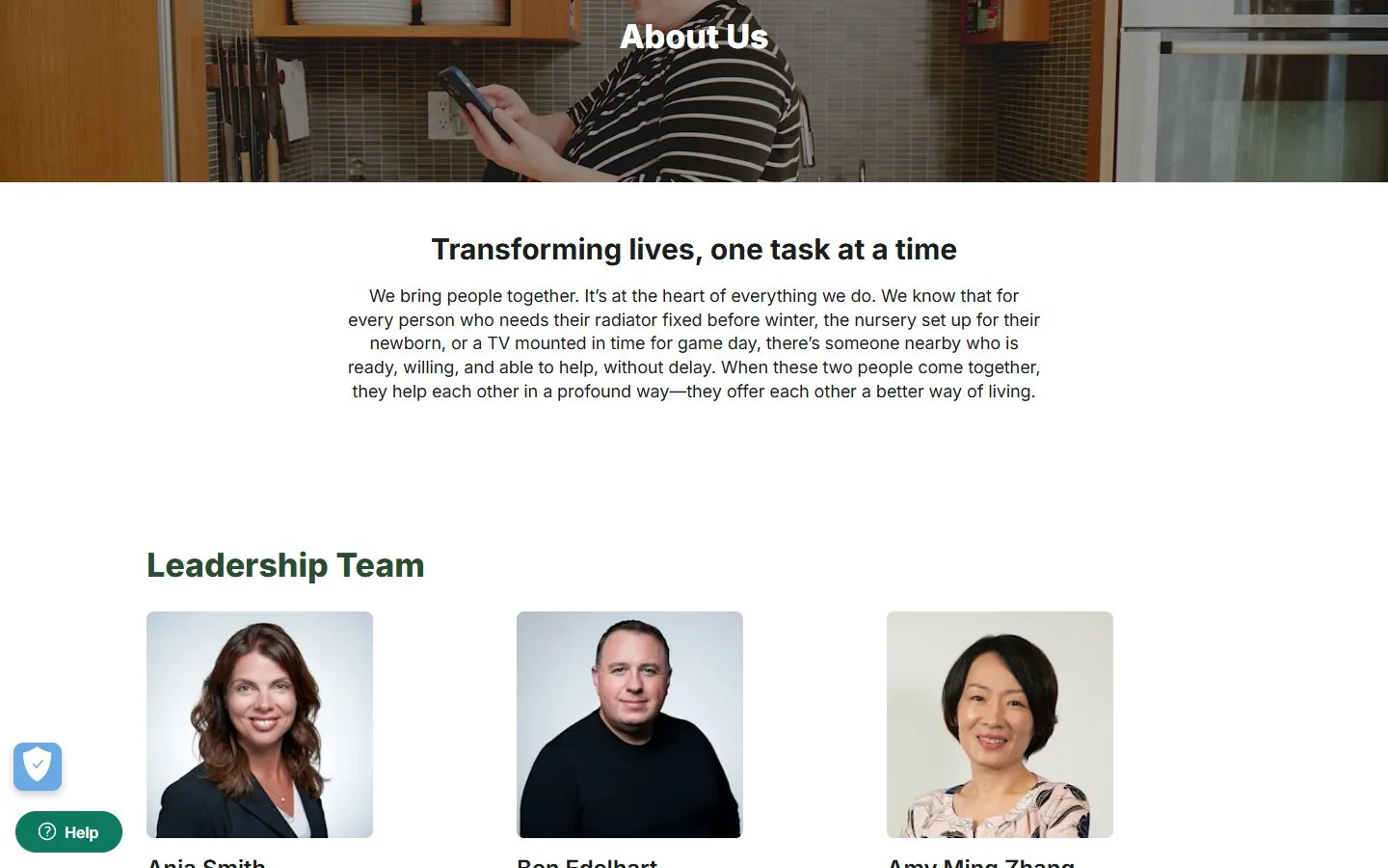 Taskrabbit · Website screenshot