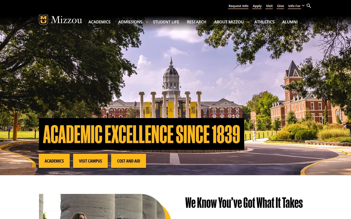 University of Missouri-Columbia · Official website