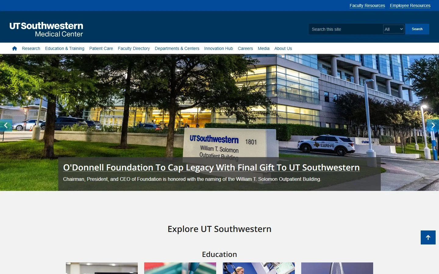 University of Texas Southwestern Medical Center · Official website