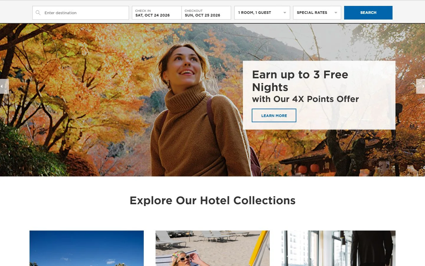 Wyndham Hotels · Website screenshot