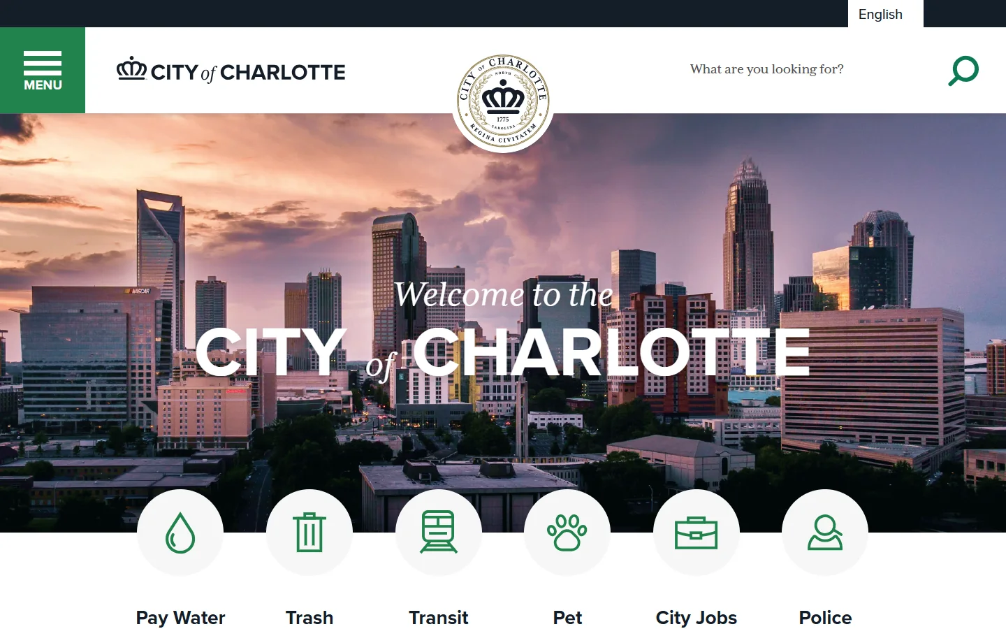 Charlotte · Website screenshot