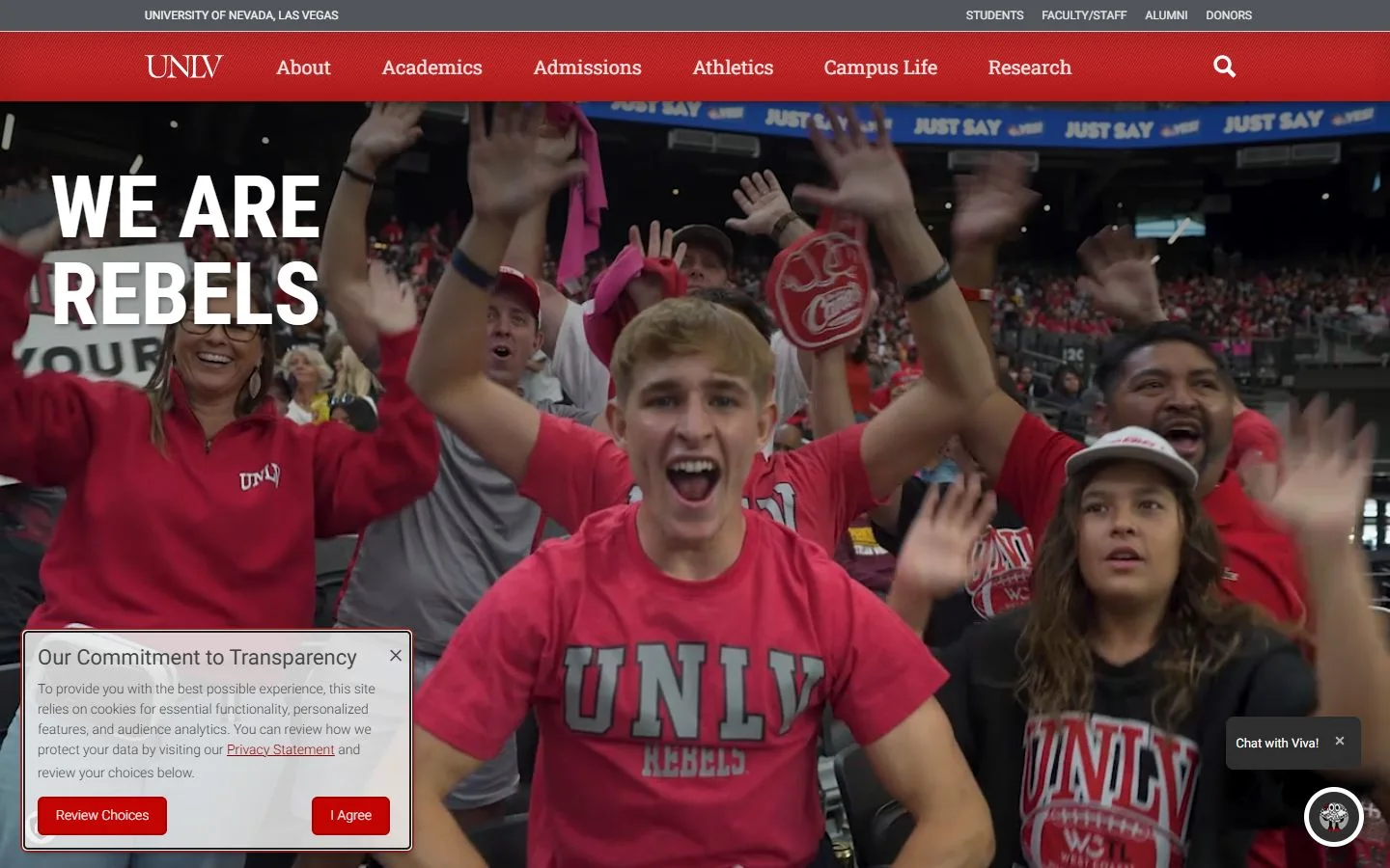 University of Nevada-Las Vegas · Official website