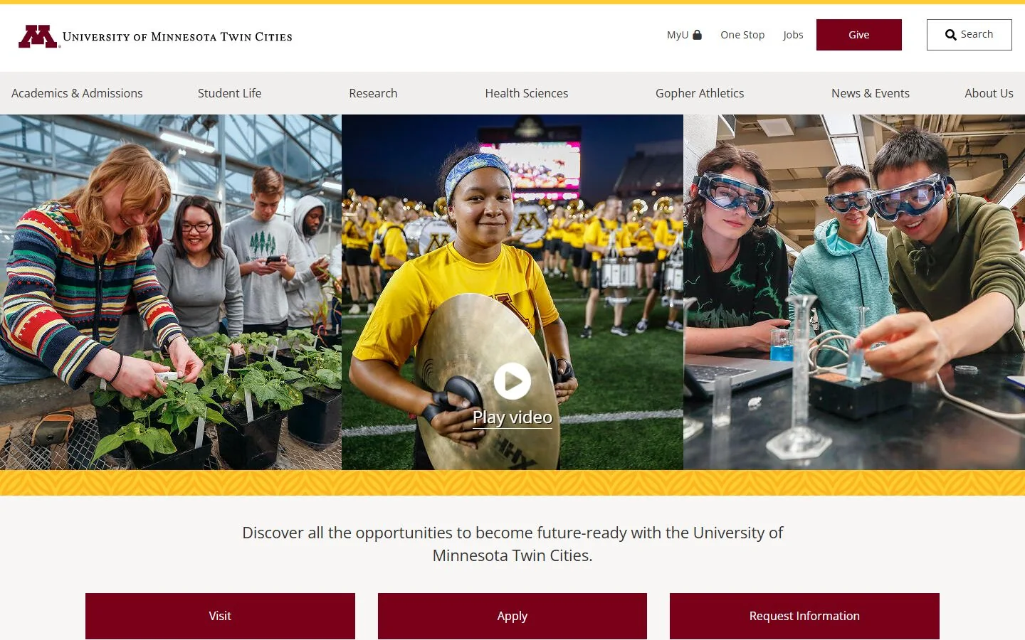 University of Minnesota-Twin Cities · Official website