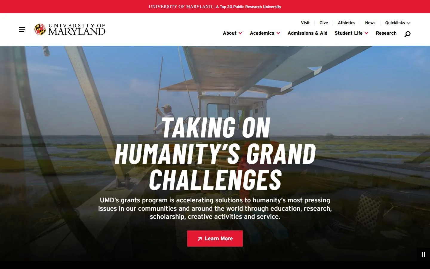 University of Maryland-College Park · Official website