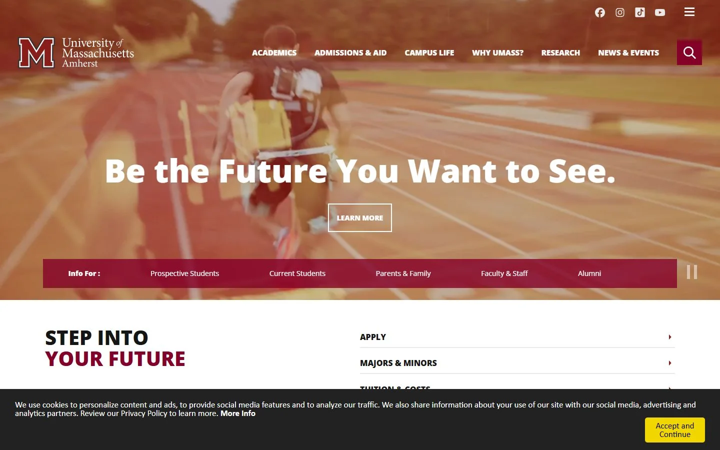 University of Massachusetts-Amherst · Official website
