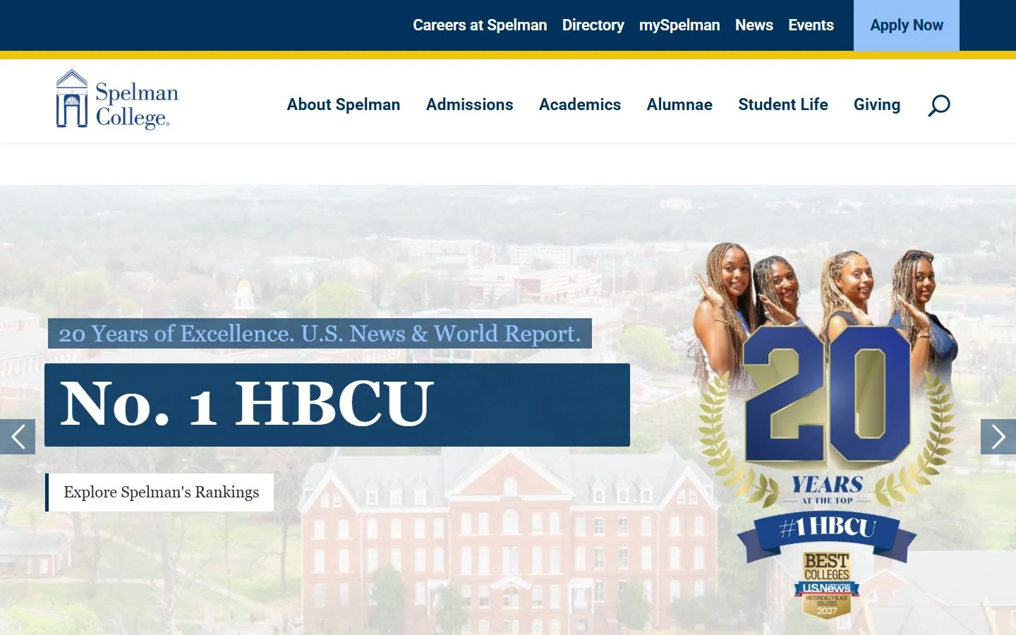 Spelman College · Official website
