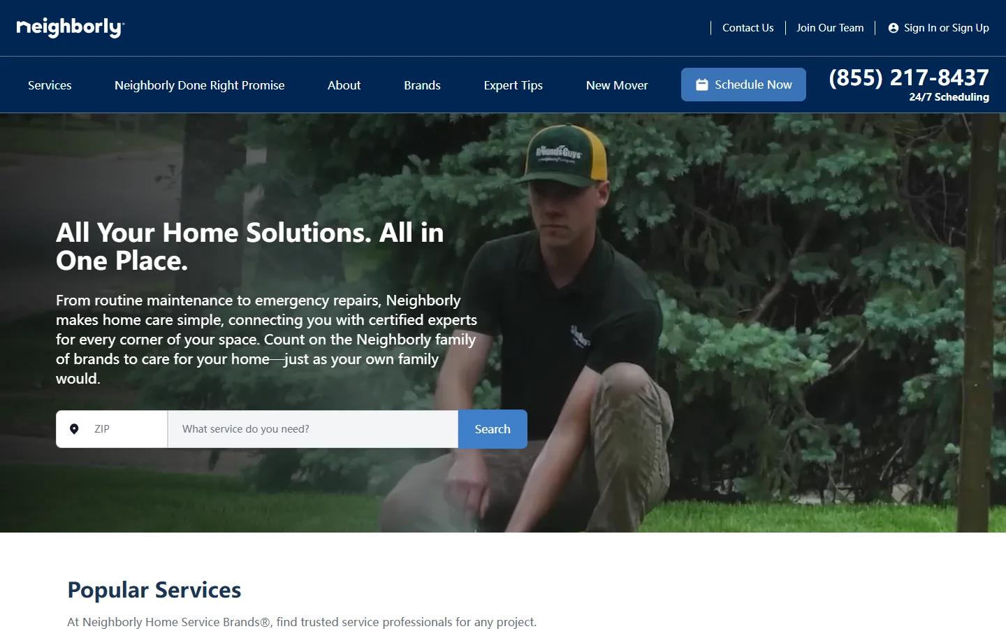 Neighborly · Website screenshot