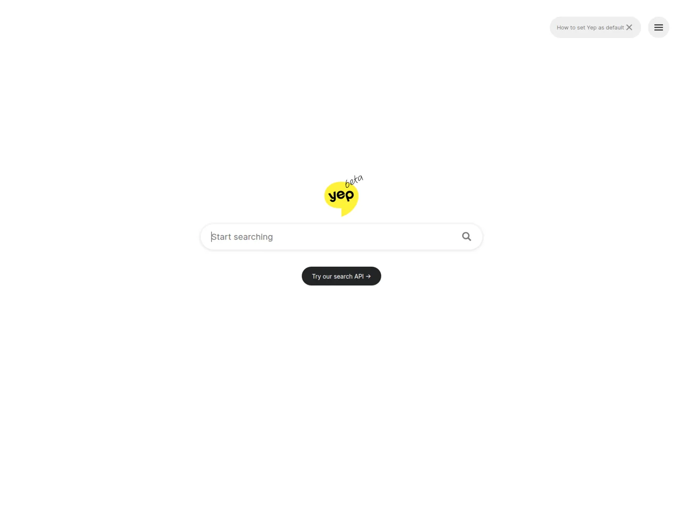 Yep · Website screenshot