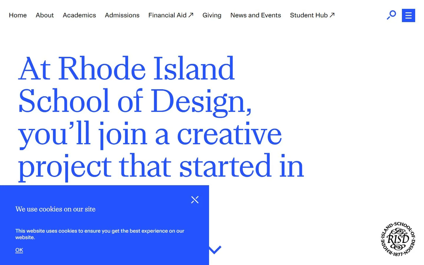 Rhode Island School of Design · Official website