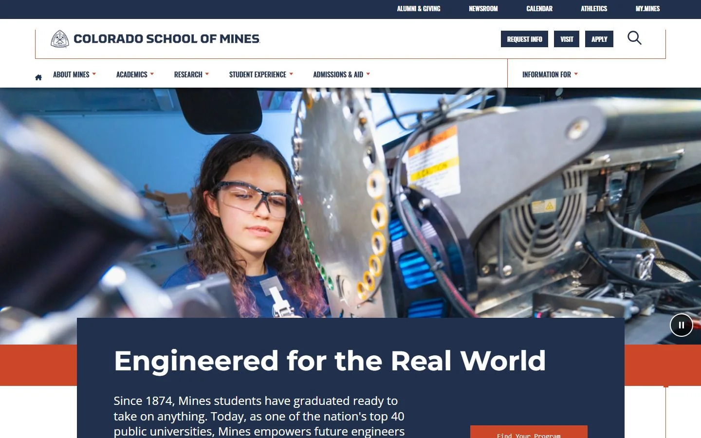 Colorado School of Mines · Official website