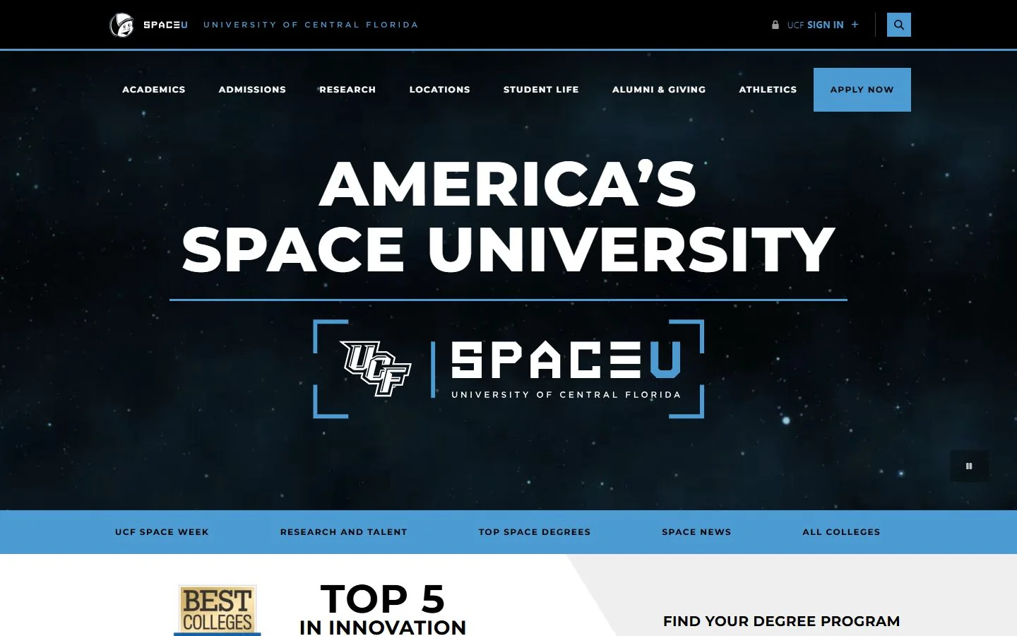University of Central Florida · Official website