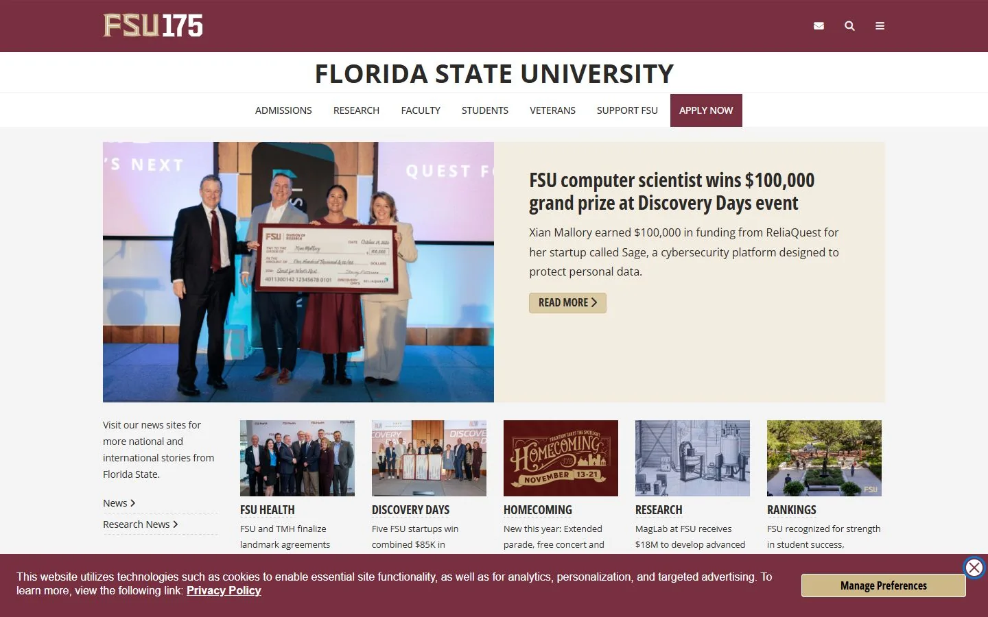 Florida State University · Official website