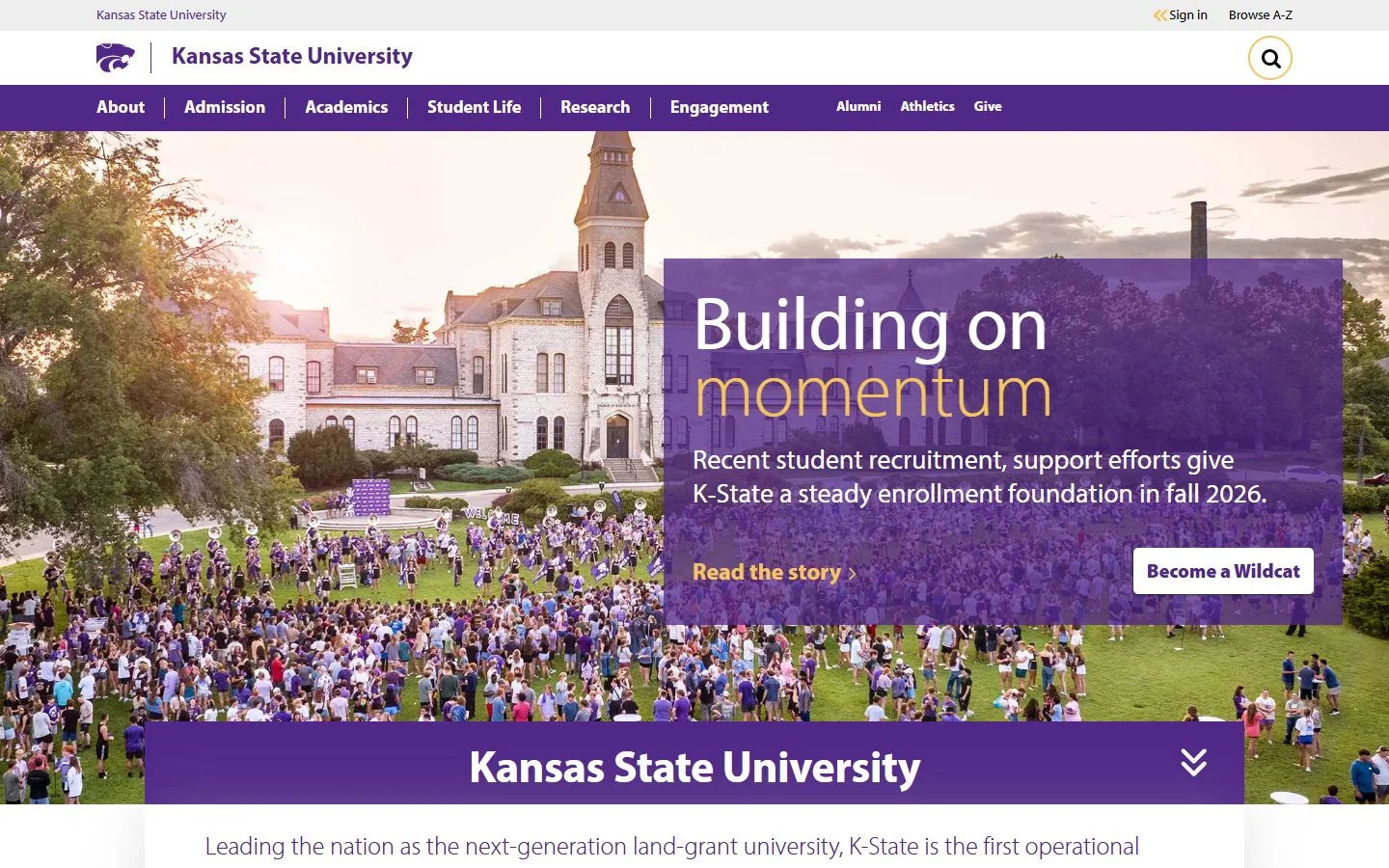Kansas State University · Official website