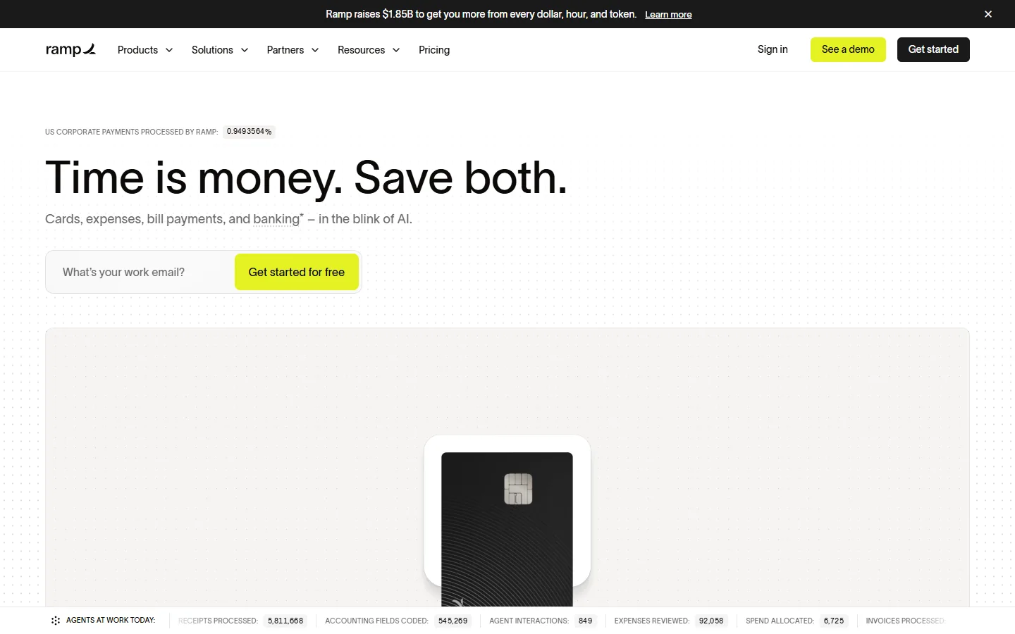 Ramp · Website screenshot