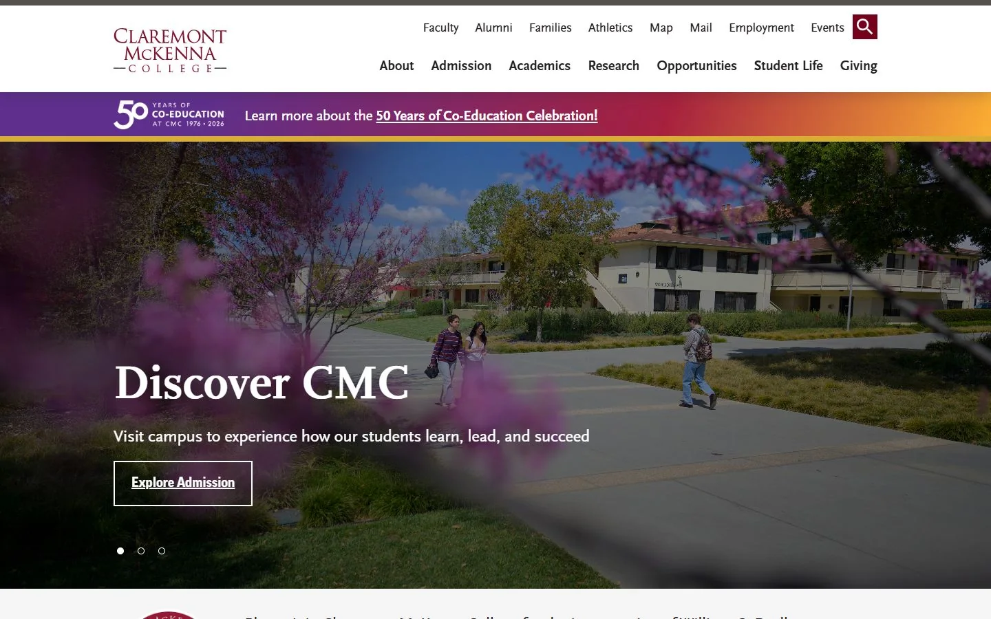 Claremont McKenna College · Official website