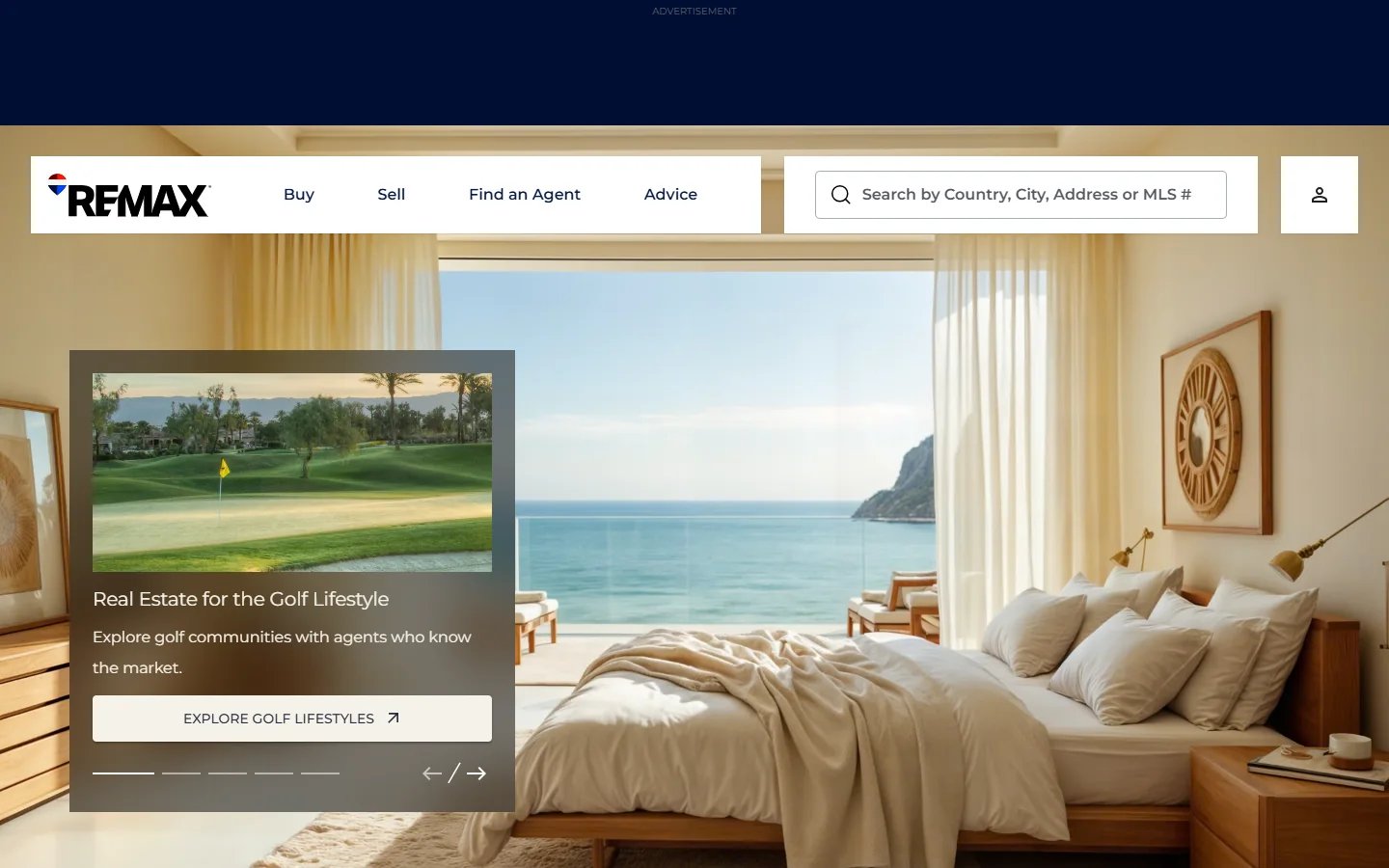 RE/MAX US · Website screenshot