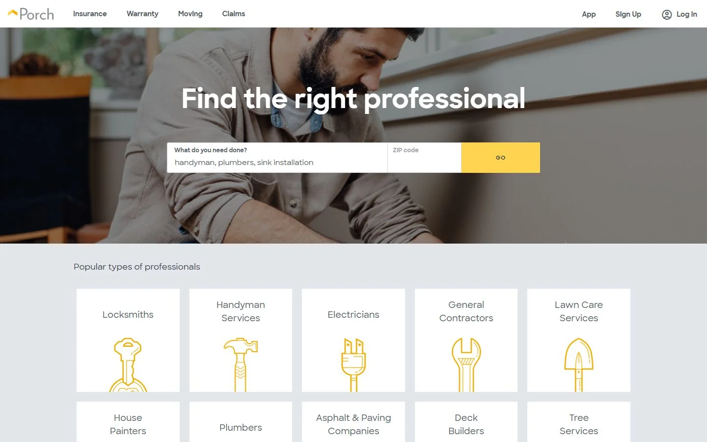 Porch · Website screenshot