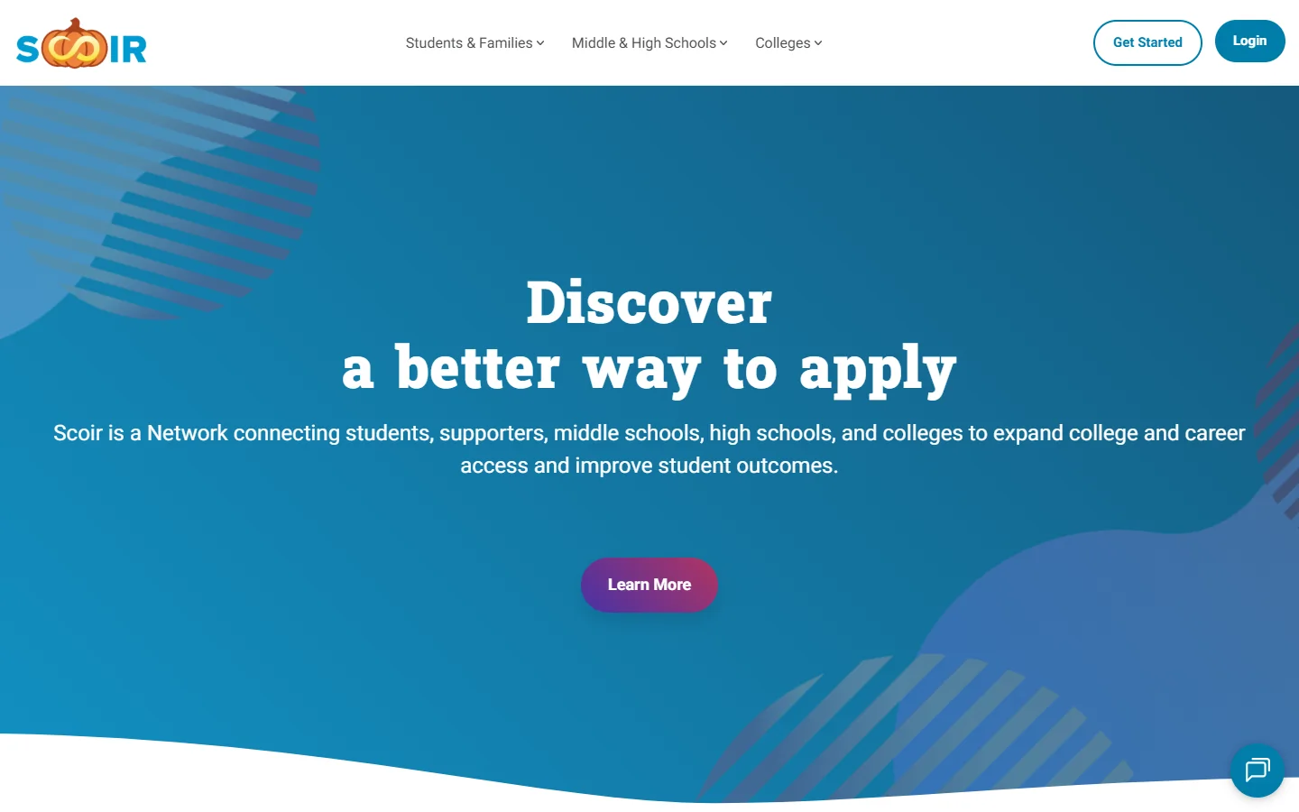 Scoir · Website screenshot