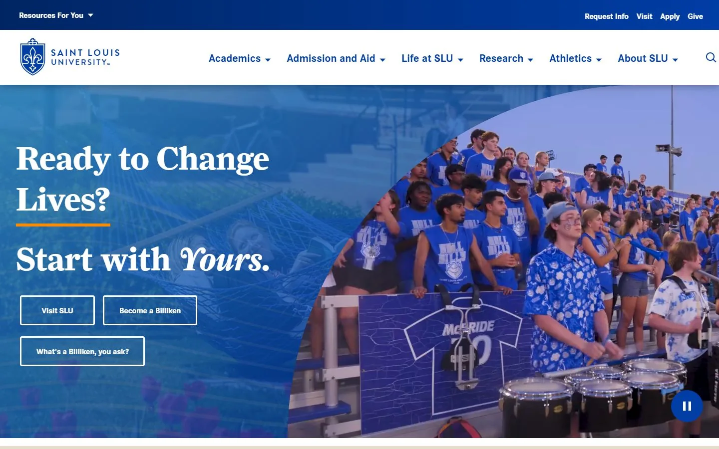 Saint Louis University · Official website